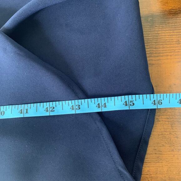 AAkaa Navy Blue Strapless Tulip Dress Size Medium - Picture 11 of 11